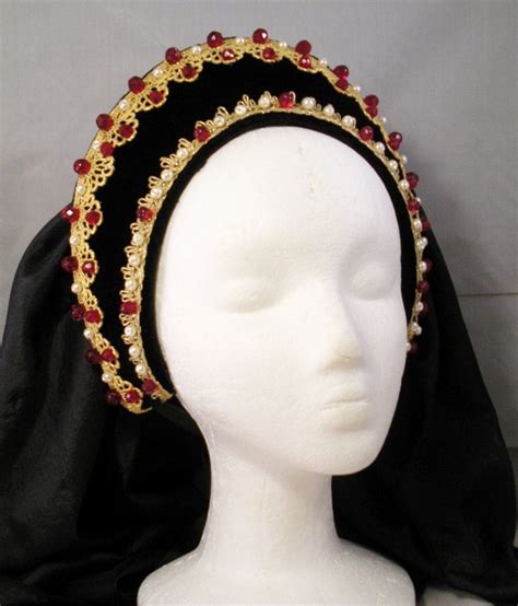 tudor women's headwear|anne boleyn headdress.